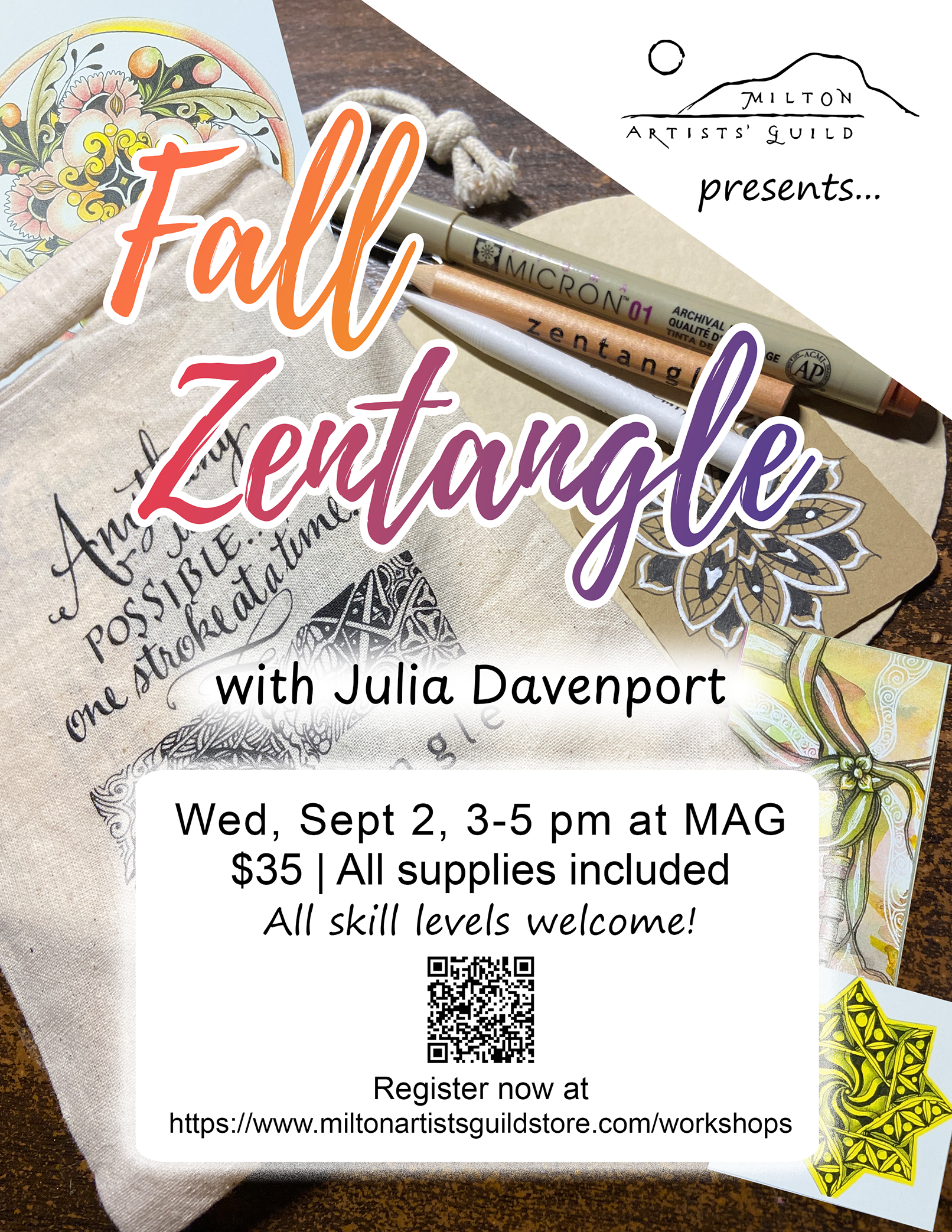 Fall Zentangle