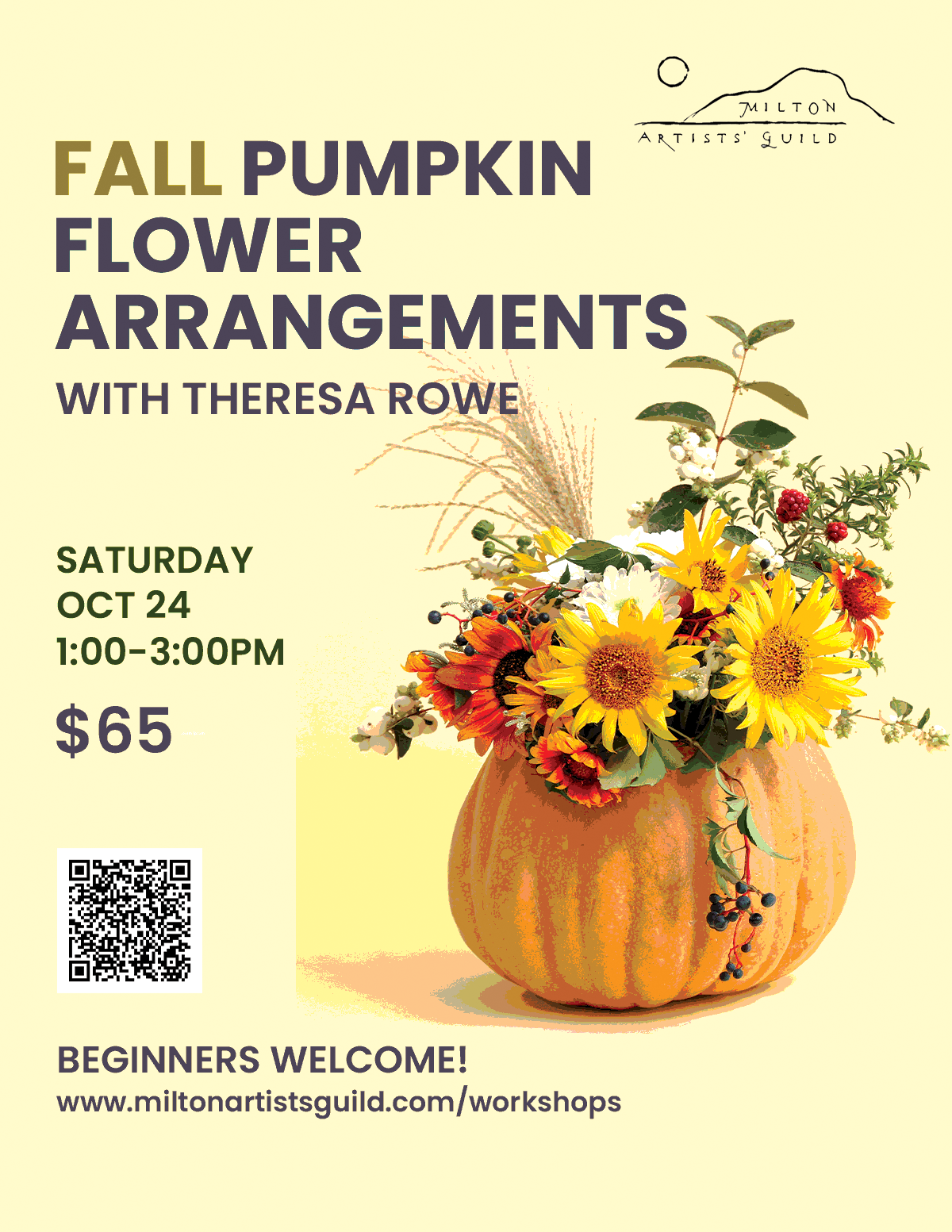 Fall Pumpkin Flower Arrangements 
