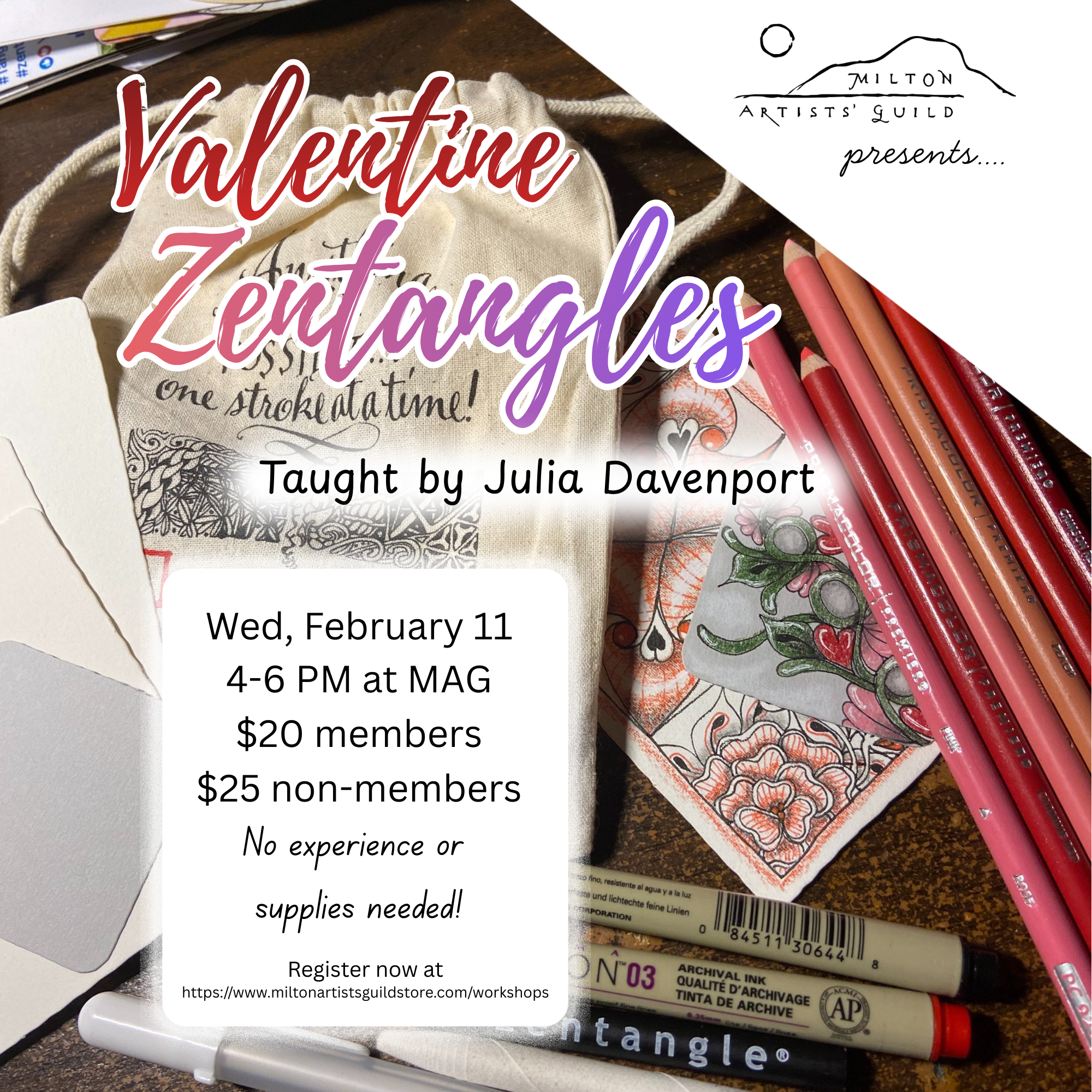 Valentine Zentangles