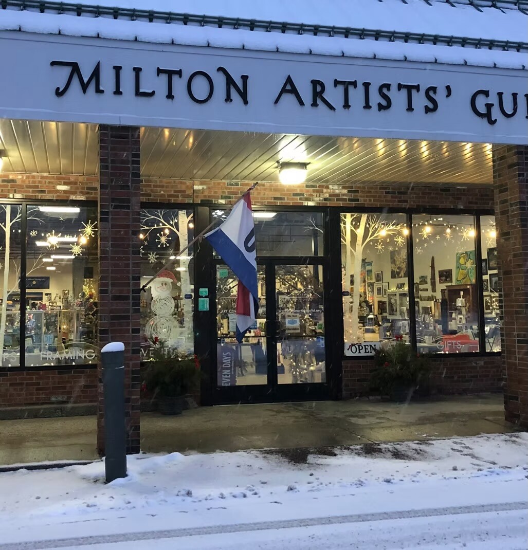 Inside the Milton Artists' Guild gallery and store